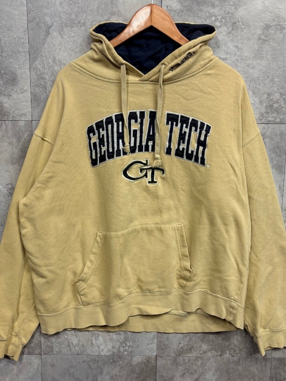 Vintage Georgia Tech Yellow Jackets Hoodie 2XL